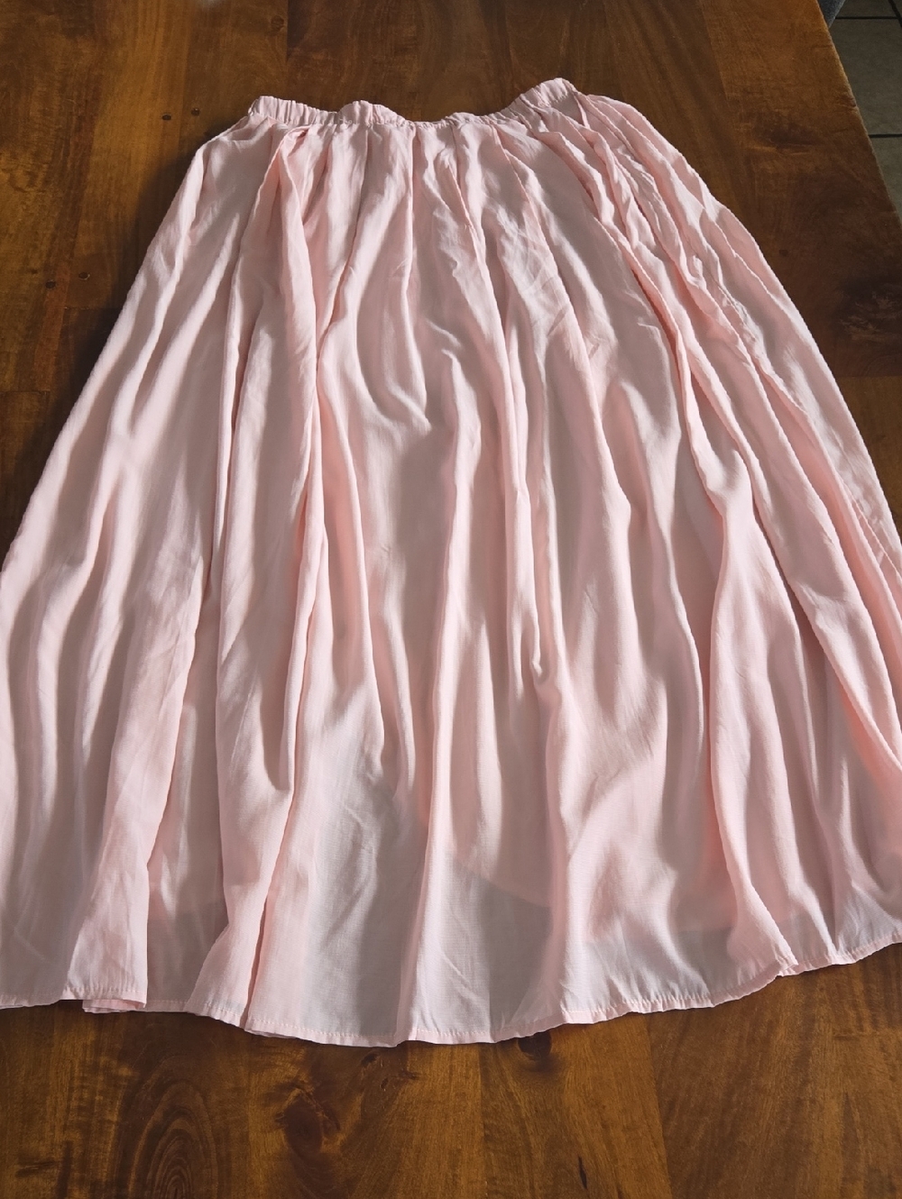 Lulus Light Pink Pleated Maxi Skirt With Slit Size Large - Picture 10 of 11
